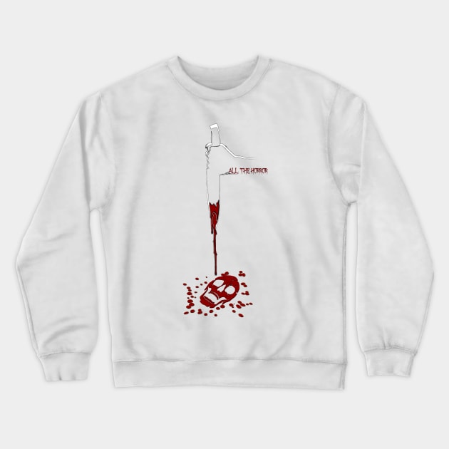 All The Horror - Knife Logo Crewneck Sweatshirt by All The Horror